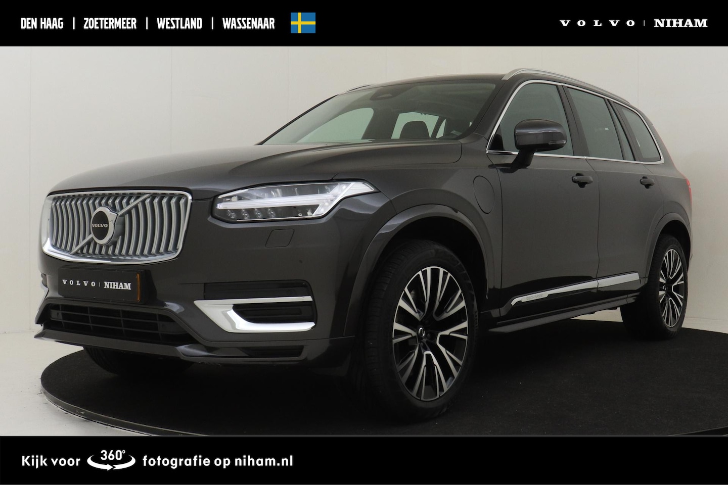 Volvo XC90 - T8 RECHARGE AWD ULTIMATE BRIGHT -PANO.DAK|HARMAN/KARDON|GEVENT.LEDER+MASSAGE|CAMERA|BLIS|H - AutoWereld.nl