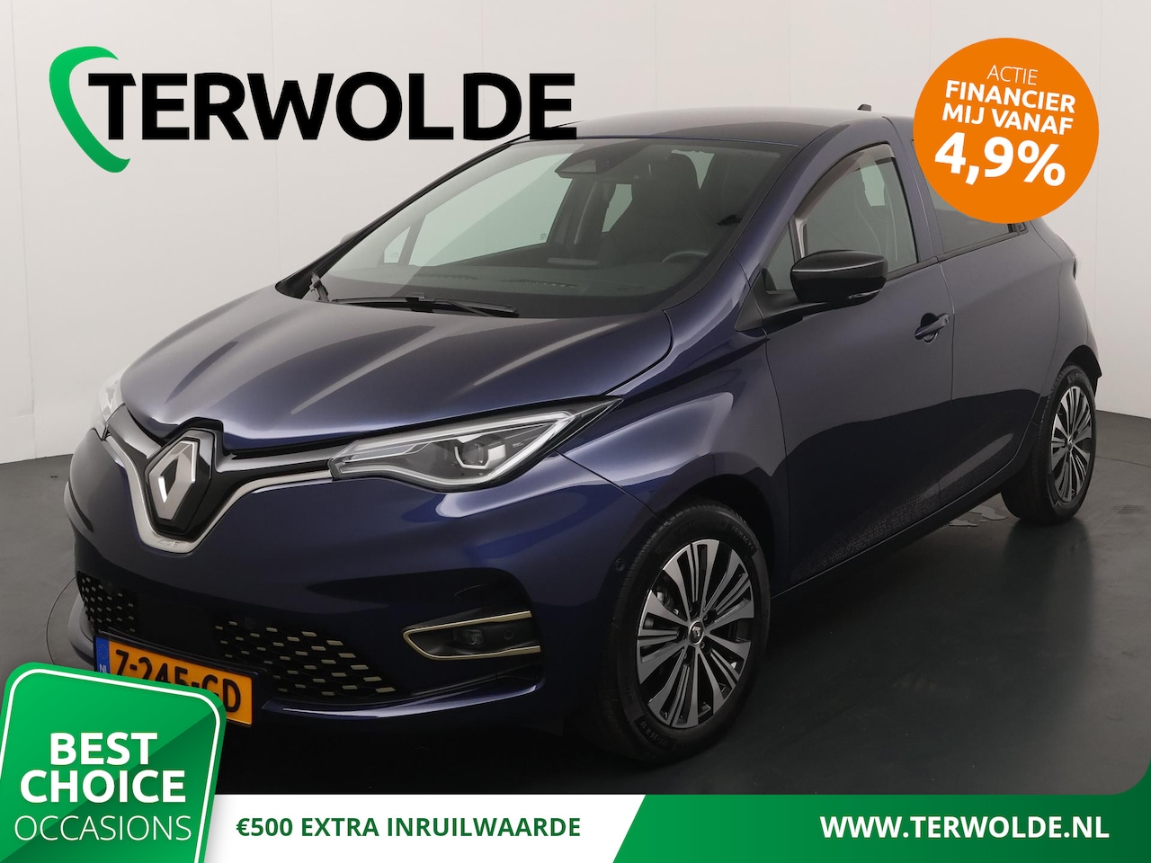 Renault Zoe - R135 iconic | SoH 92.6% | Stoel- & Stuurverw. | Parkeercamera | Half Leder | - AutoWereld.nl