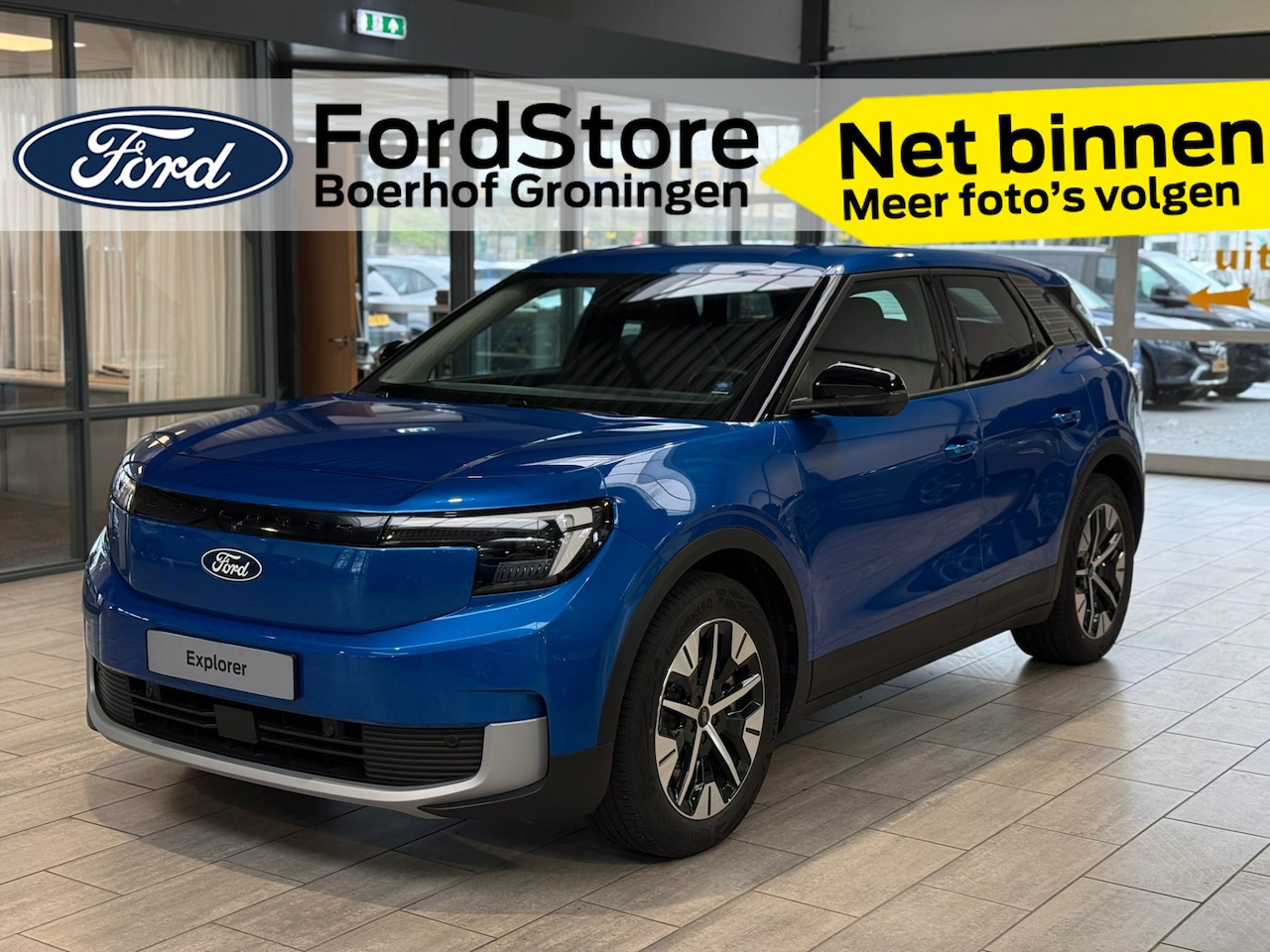 Ford Explorer - Extended Range RWD 286 pk 77 kWh | Adaptieve cruise | Stoel- stuur verwarm. | HUD | Elek. - AutoWereld.nl