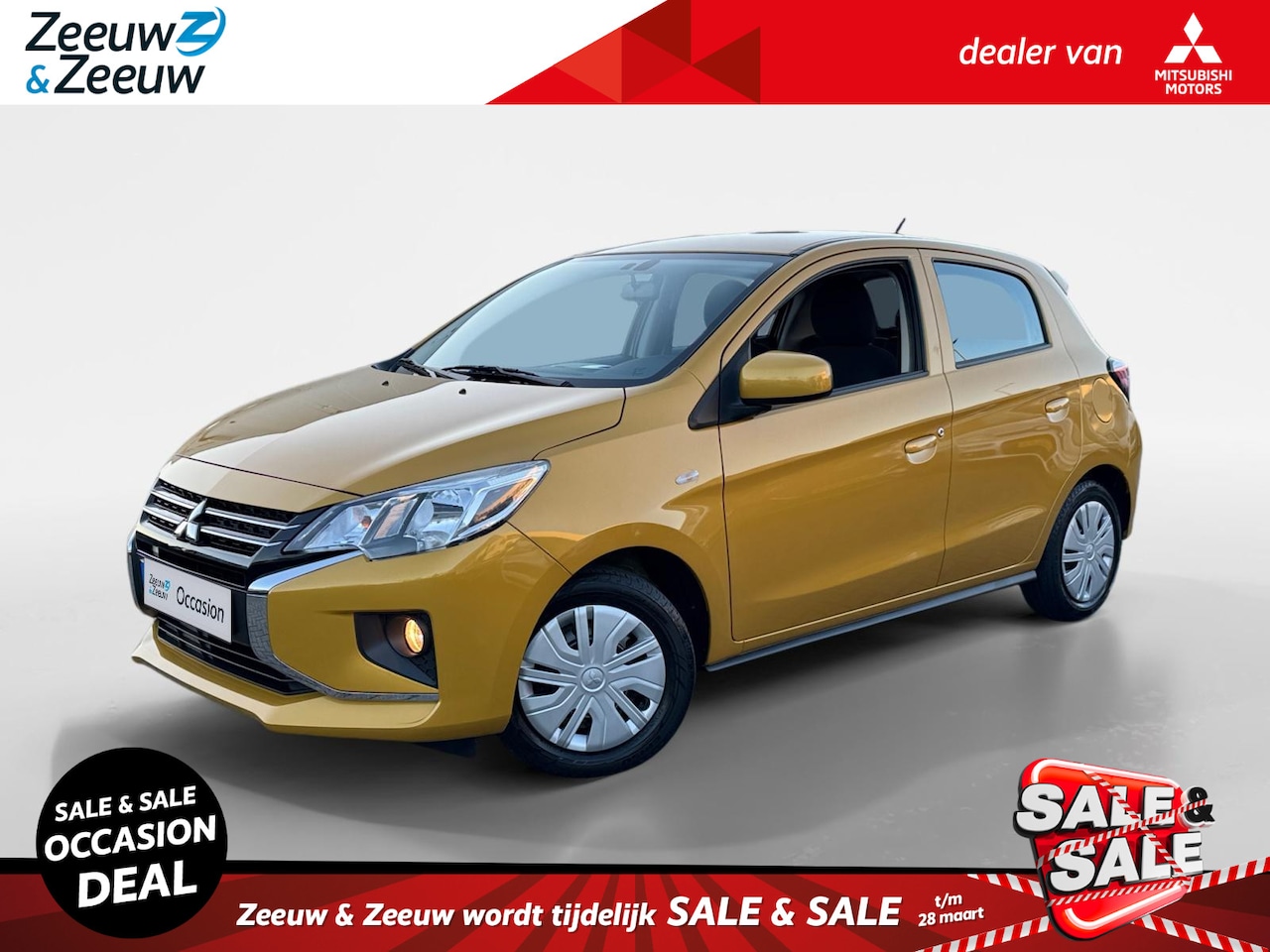 Mitsubishi Space Star - 1.2 Active | Apple Carplay/Android Auto | Airco | Elek. Ramen | Rest. Fabrieksgarantie | - AutoWereld.nl