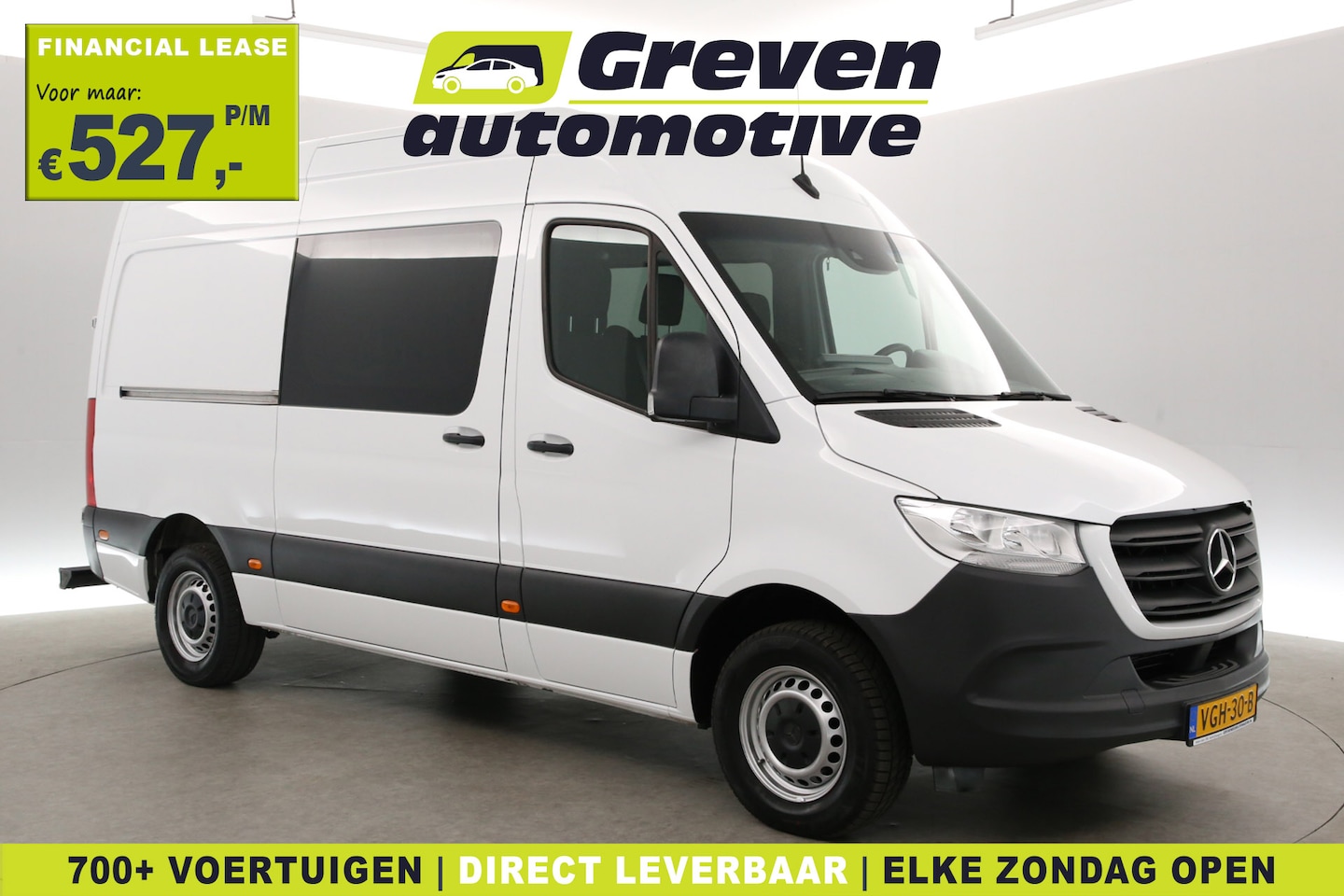 Mercedes-Benz Sprinter - 2.2 CDI L2H2 | DC | 7 Zits | Automaat | Airco | Cruise | Camera | Trekhaak | Carplay - AutoWereld.nl