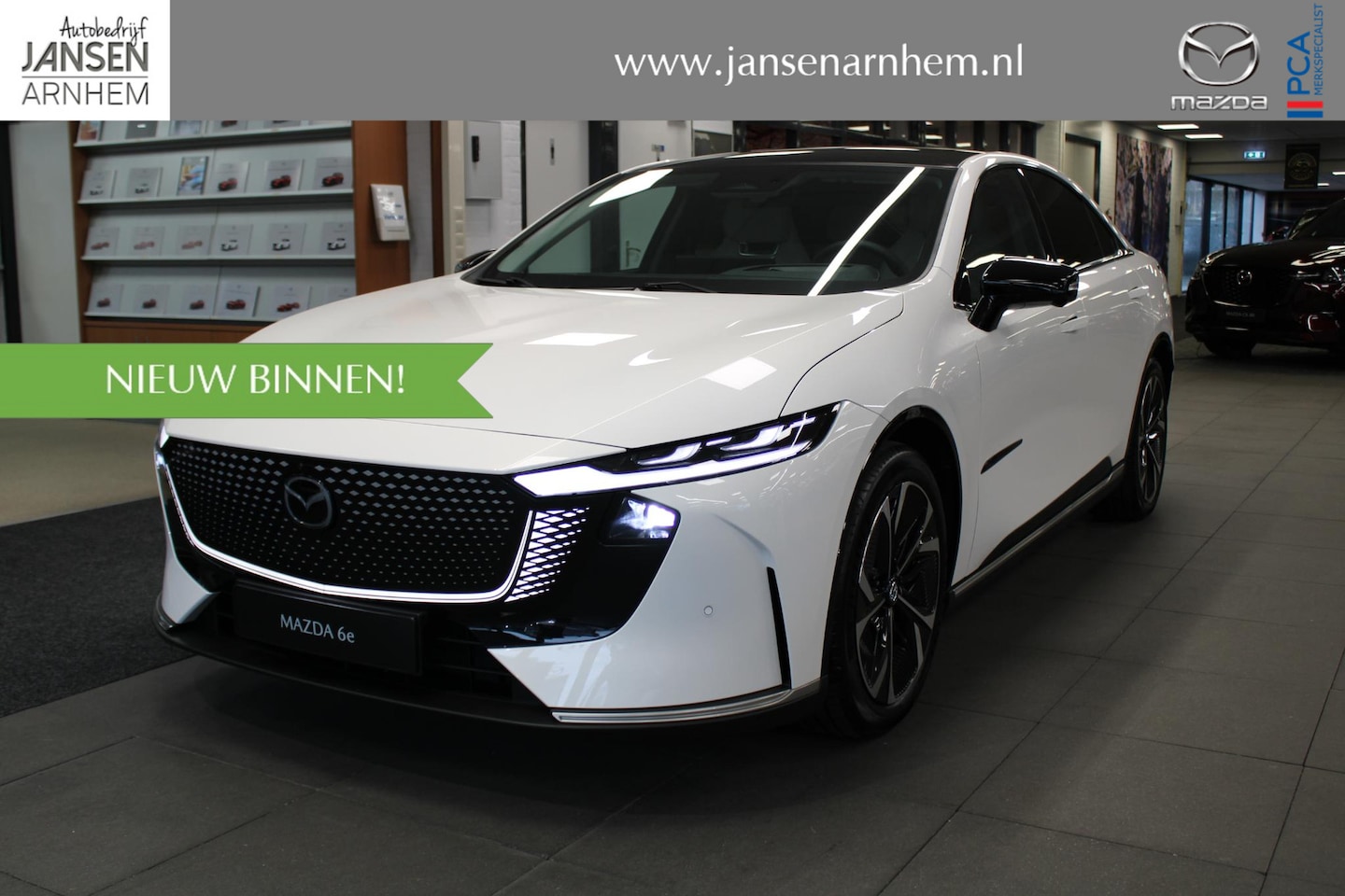 Mazda 6e - Takumi 68.8 kWh Takumi 68.8 kWh , Nieuwe Auto, 10 KM, Voorraadvoordeel € 4.194-, Leder, Adap.Cruise, Sony, - AutoWereld.nl