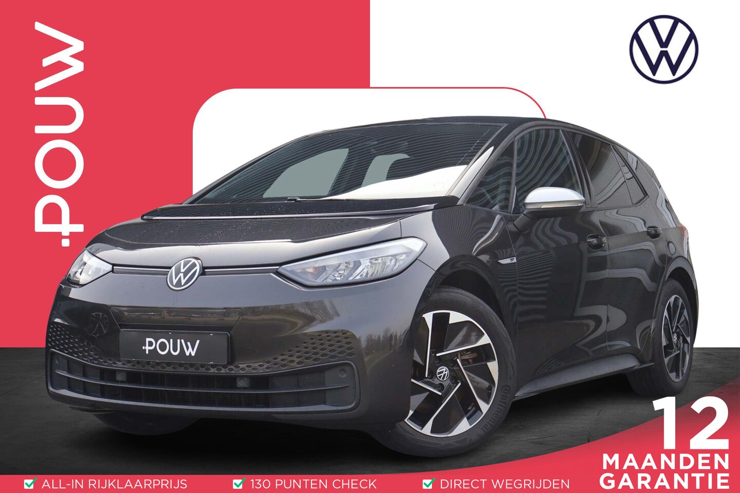 Volkswagen ID.3 - First 204pk 58 kWh Pro Performance | SoH 95% | Steunhaak tbv Fietsendrager | Apple Carplay - AutoWereld.nl