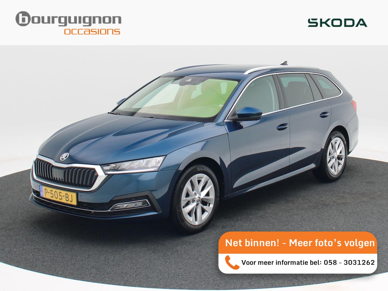 Skoda Octavia Combi - 1.0 e-TSi 110 Pk Business Edition Plus | Stoel/Stuur Verwarming | Adaptive Cruise | Climat - AutoWereld.nl