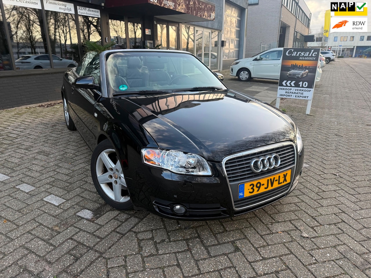 Audi A4 Cabriolet - 2.4 V6 Exclusive 2.4 V6 Exclusive - AutoWereld.nl