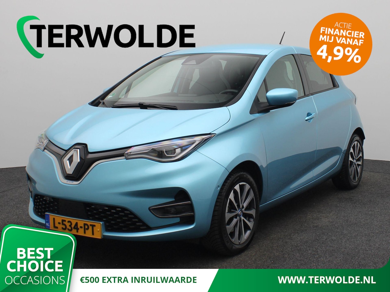 Renault Zoe - R135 Intens Batterijkoop | Stoel- & Stuurwielverw. | - AutoWereld.nl