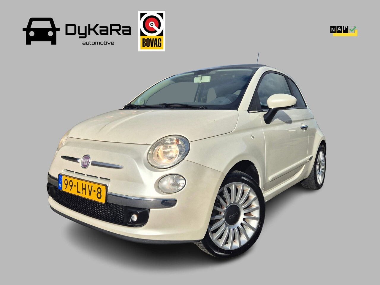 Fiat 500 - 1.4-16V Sport Schuifdak, Half leder, NAP - AutoWereld.nl
