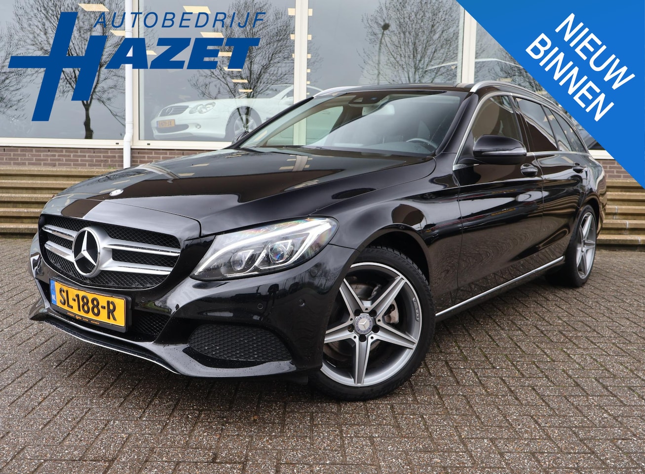 Mercedes-Benz C-klasse Estate - 200 PREMIUM PLUS 184 PK AUT. + WEGKL. TREKHAAK | DRAADLOZE CARPLAY | CAMERA | 18 INCH AMG - AutoWereld.nl