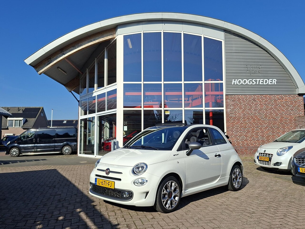 Fiat 500 C - 1.0 Hybrid Sport 1.0 Hybrid Sport, cabrio, cruise, carplay - AutoWereld.nl