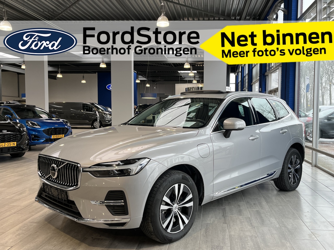 Volvo XC60 - 2.0 T6 Plug-in hybrid 350 pk AWD Core Bright | Pano | El. a. klep | Camera | LED | 18" | K - AutoWereld.nl