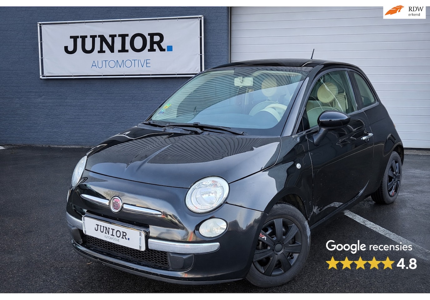 Fiat 500 - 1.2 Naked NIEUWEAPK/PANORAMADAK/AIRCO - AutoWereld.nl