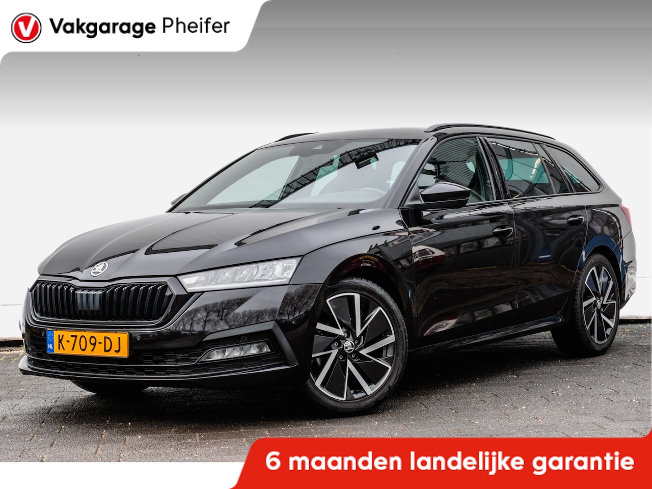 Skoda Octavia Combi - 1.0 e-TSI Sport Business Sportstoelen/ Virtual dash/ Carplay/ Elek. achterklep/ Cruise con - AutoWereld.nl