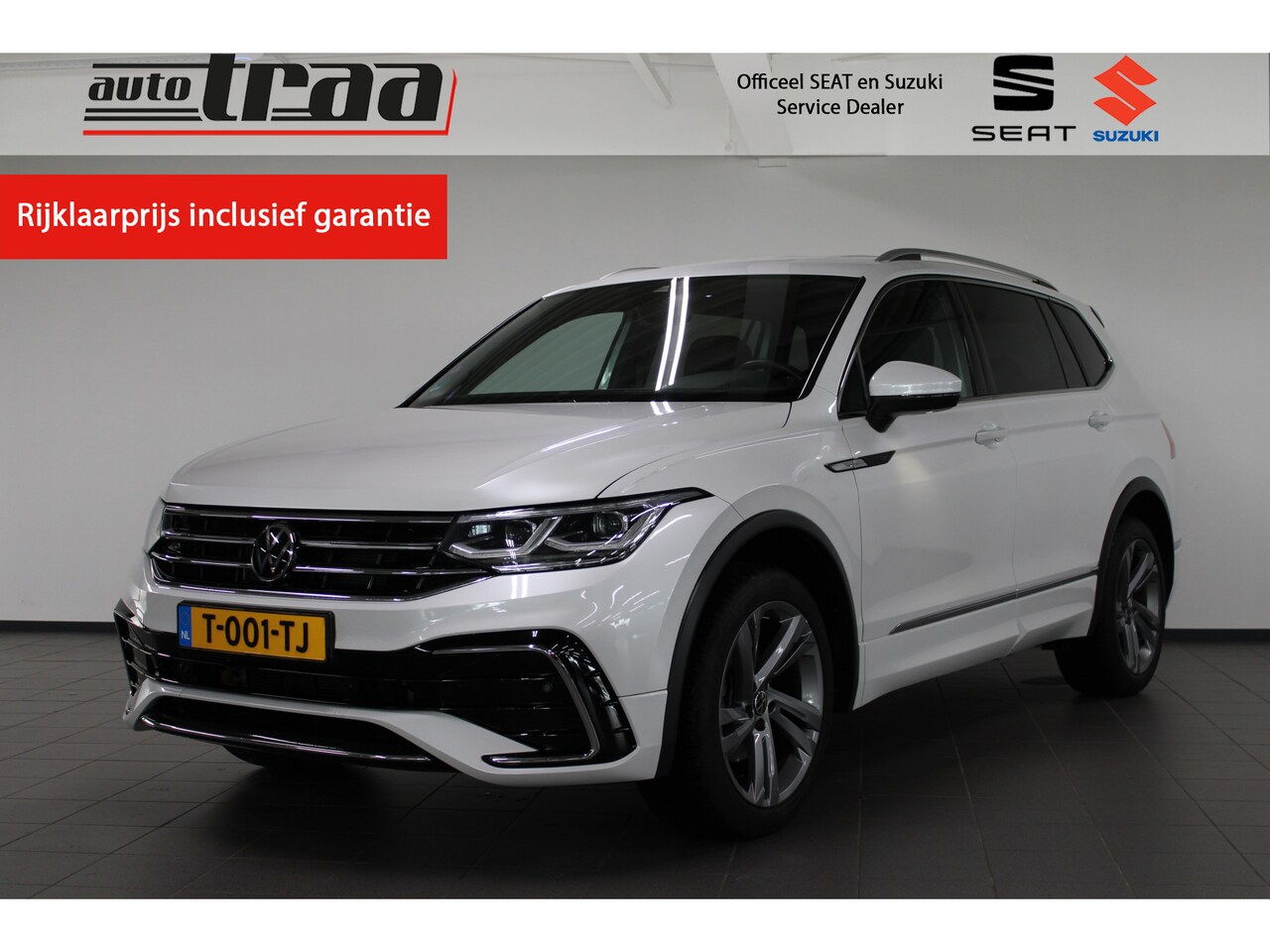 Volkswagen Tiguan Allspace - 1.5 TSI DSG-7 R-Line Business 7p. / Stoel + Stuurverwarming / Camera / Elektr. klep / - AutoWereld.nl