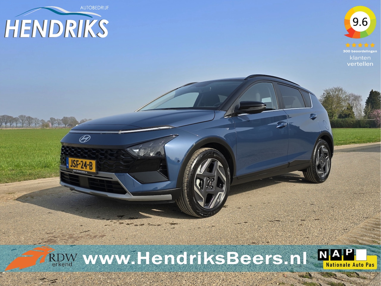 Hyundai Bayon - 1.0 T-GDI Premium Sky - 100 Pk - AUTOMAAT - ParkeerCamera - Stoelverwarming - Stuurverwarm - AutoWereld.nl