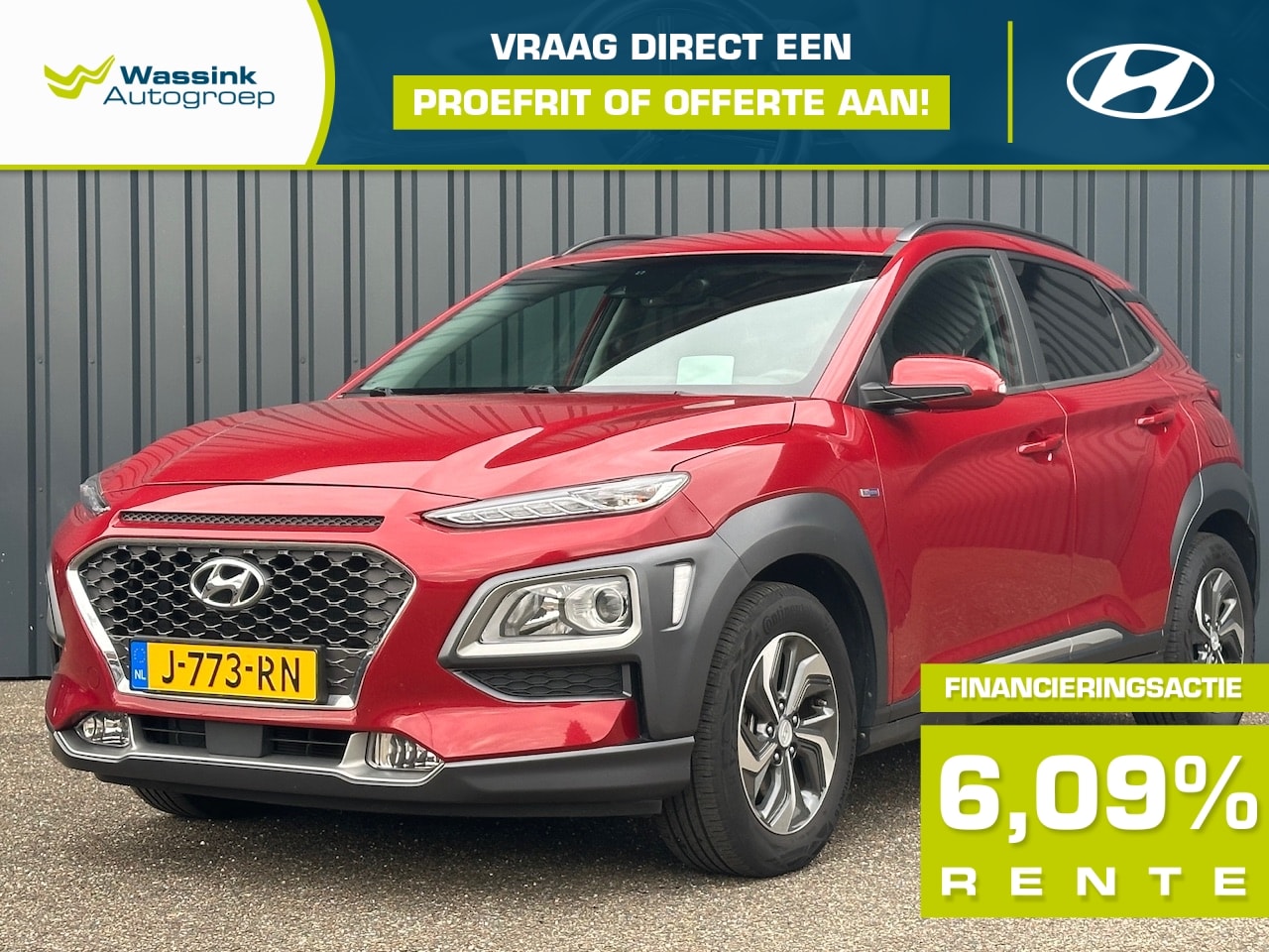 Hyundai Kona - GDI 141pk HEV 2WD Aut. Fashion I HUD I Krell I Adaptieve Cruise I Camera I Navigatie I Dod - AutoWereld.nl