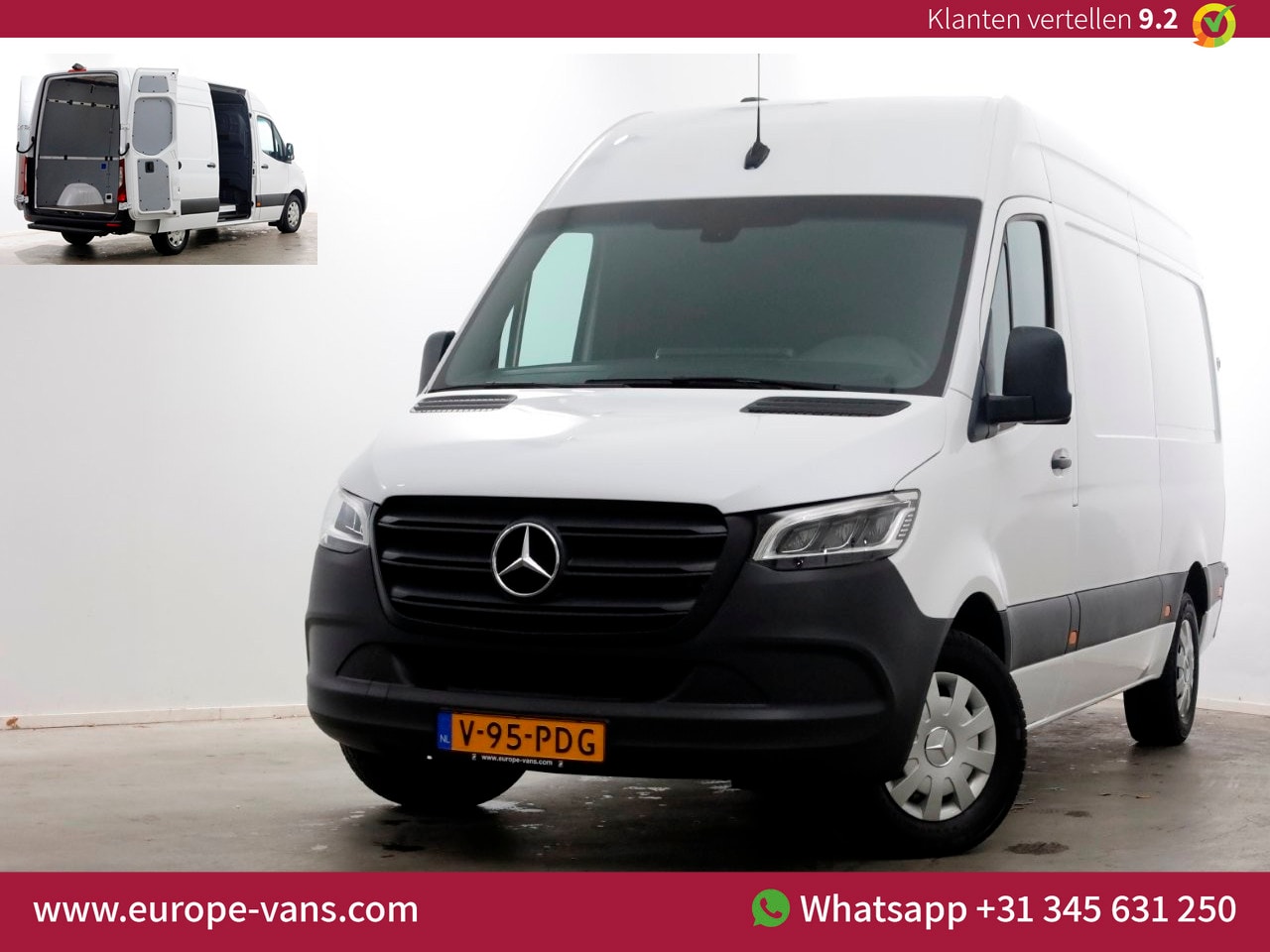 Mercedes-Benz Sprinter - 314 CDI 143pk RWD L2H2 7G Automaat LED/Airco/Camera 08-2020 - AutoWereld.nl