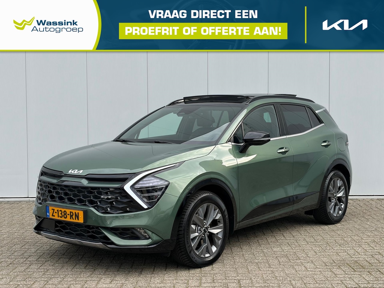 Kia Sportage - 1.6 T-GDi 230pk Hybrid AT6 GT-Line | Navigatie | Stoel -stuur verwarming | Adaptive Cruise - AutoWereld.nl