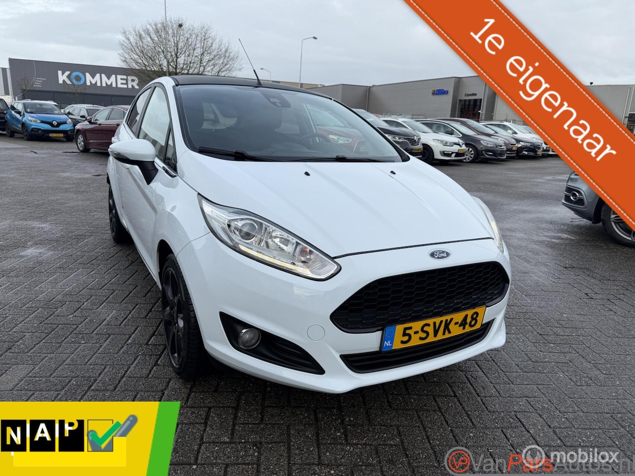 Ford Fiesta - 1.0 EcoBoost Titanium 1.0 EcoBoost Titanium,5drs,Airco,Cruise,Led,P.sensoren - AutoWereld.nl