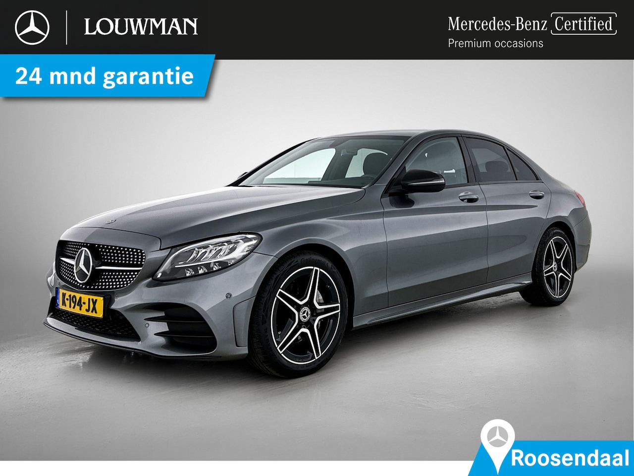 Mercedes-Benz C-klasse - 180 AMG Nightpakket | Stoelverwarming | LED | Car Play | DAB | Digital Dashboard | Parkeer - AutoWereld.nl