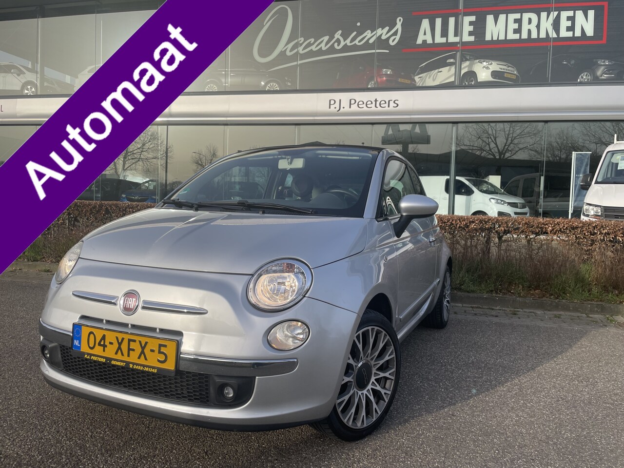Fiat 500 C - 1.2 Lounge Airco - Bluetooth - Elektrische ramen voor - Licht metalen velgen 15 inch - Par - AutoWereld.nl