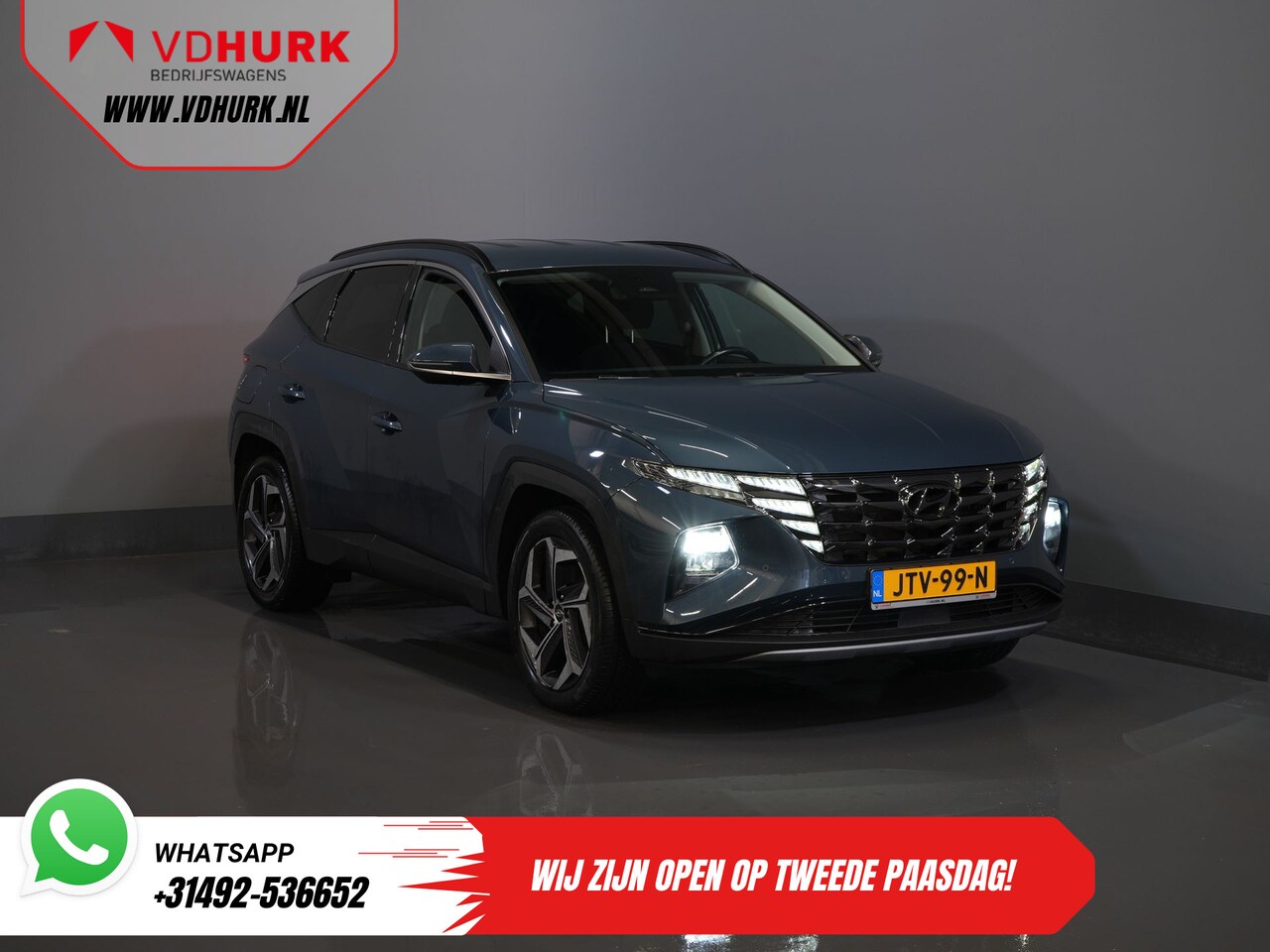 Hyundai Tucson - 1.6 T-GDI PHEV Premium 4WD/ LED/ Adapt. Cruise/ Stoelverw./ Stuurverw./ Carplay/ Climate/ - AutoWereld.nl