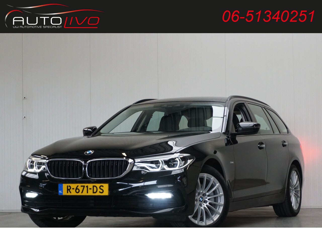 BMW 5-serie Touring - 520d High Executive 190 PK! AUTOMAAT! BOM VOL! - AutoWereld.nl