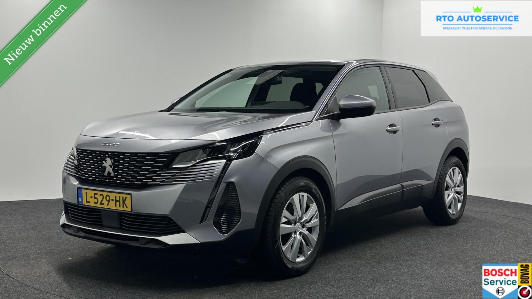 Peugeot 3008 - 1.2 PureTech Blue Lease Active TREKHAAK CAMERA CARPLAY NAVI LM ECC CRUISE. - AutoWereld.nl