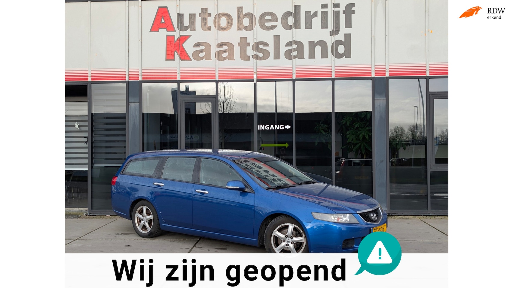 Honda Accord Tourer - 2.0i Executive - Leer - Clima - - AutoWereld.nl
