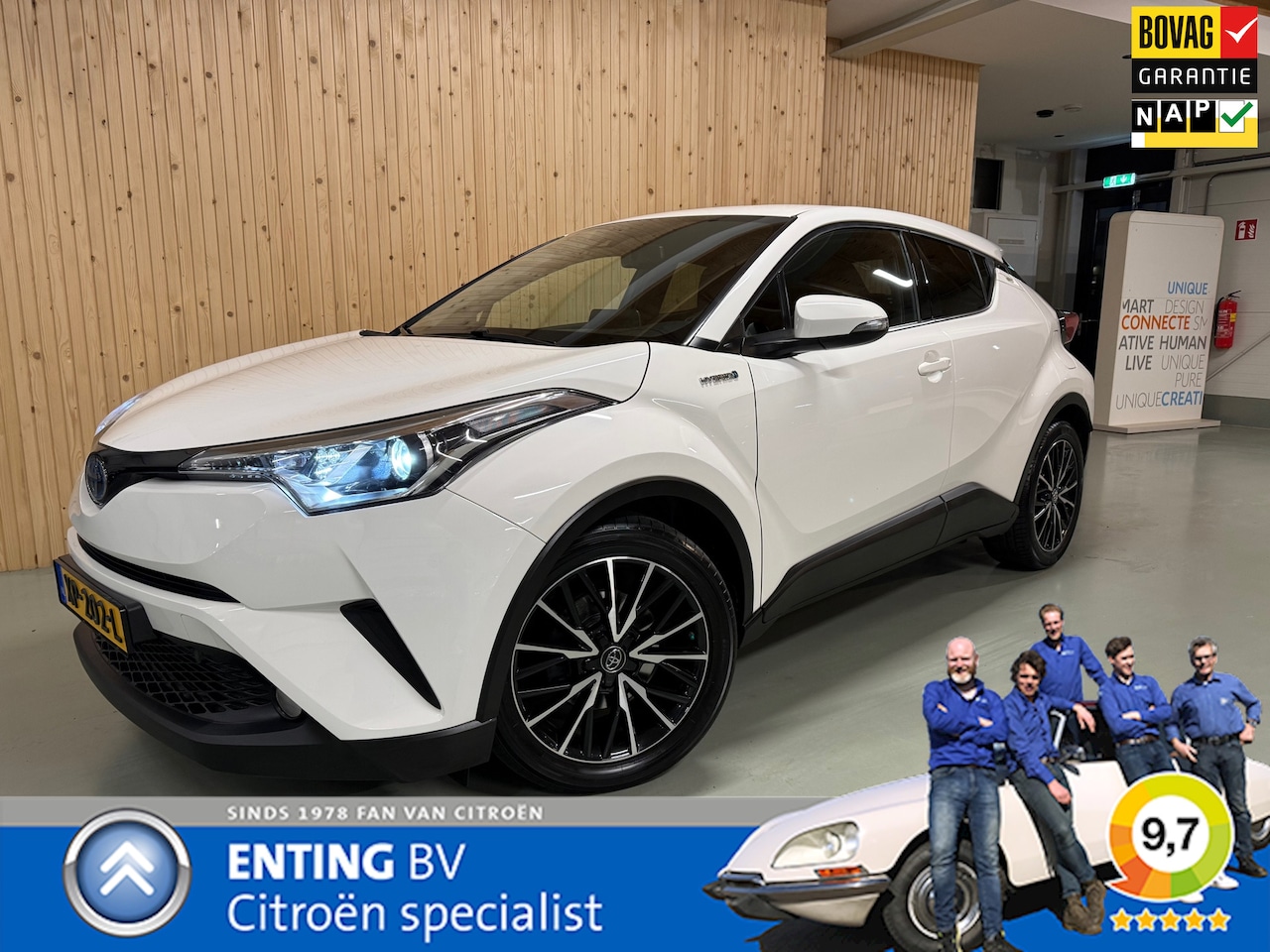 Toyota C-HR - 1.8 Hybrid Dynamic STOELVERW ADAPTIVE CRUISE AFN TREKHAAK - AutoWereld.nl