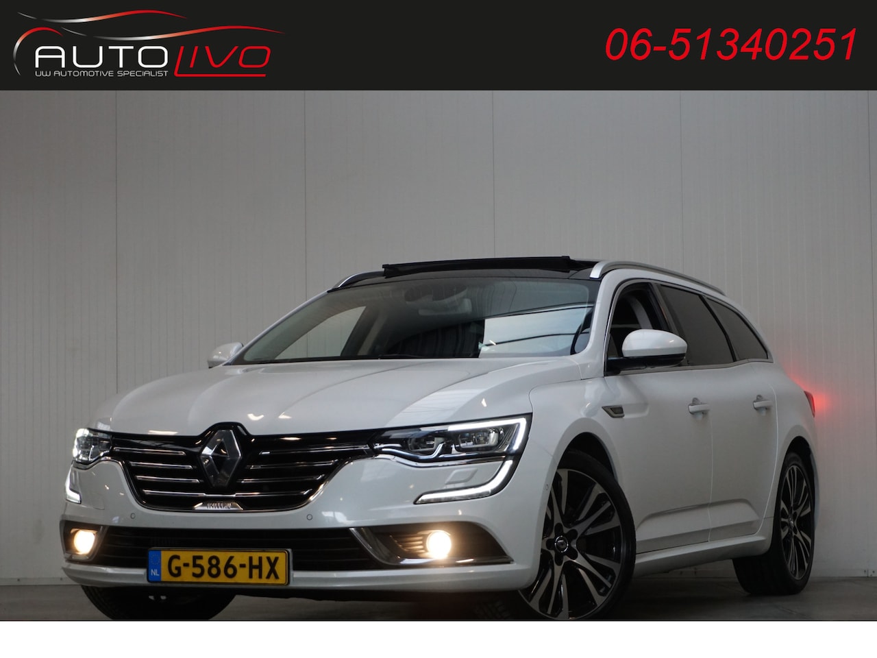 Renault Talisman Estate - 1.6 TCe Initiale Paris 200 PK! AUTOMAAT! BOM VOL! PANO! - AutoWereld.nl