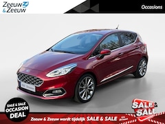 Ford Fiesta - 1.0 EcoBoost Hybrid Vignale | LEDER | NAVI | STOEL/STUUR VERWARMING | TREKHAAK | 1 JAAR GA