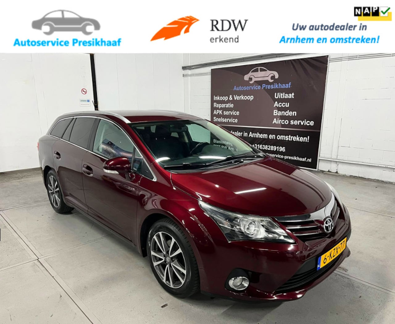 Toyota Avensis Wagon - 2.0 VVTi Dynamic Business Automaat - AutoWereld.nl