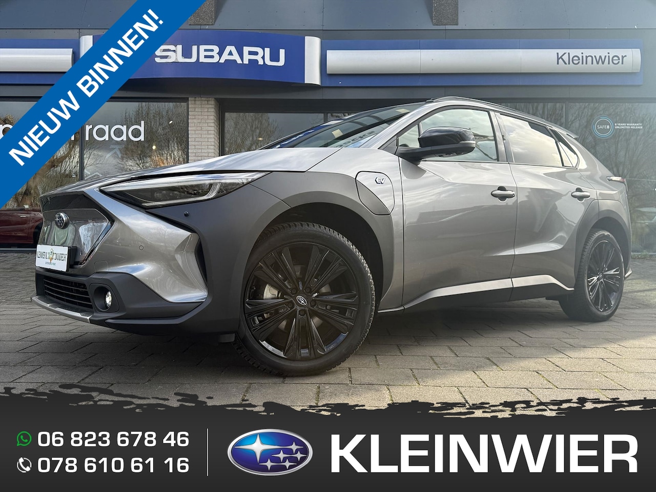 Subaru Solterra - 71,4 kWh 218pk AWD Black Ed. Demo | 3 fase | Precious Metal Metallic | 8 jaar fabrieksgara - AutoWereld.nl