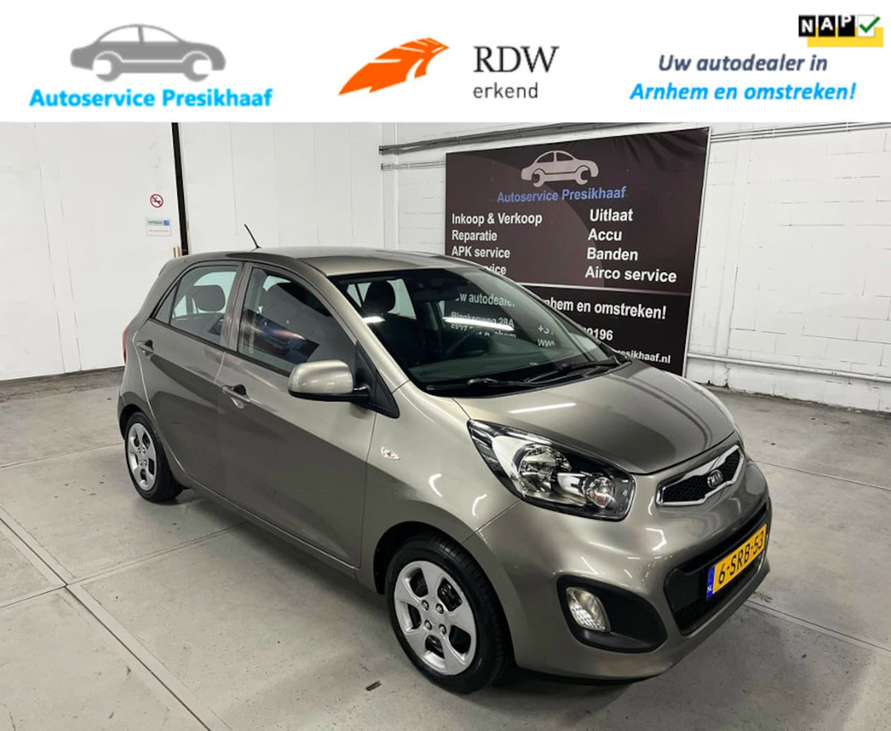 Kia Picanto - 1.2 CVVT ISG Comfort Pack AIRCO / NAP / SCHERM - AutoWereld.nl