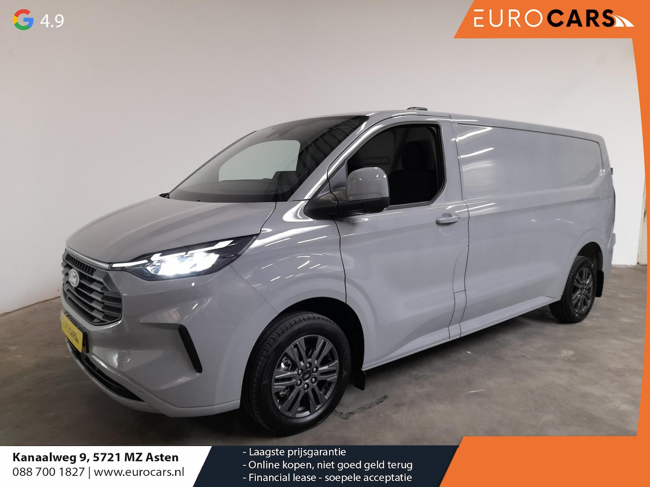 Ford Transit Custom - 320 2.0 TDCI L2H1 Limited Automaat Airco Navigatie Cruise control Trekhaak - AutoWereld.nl