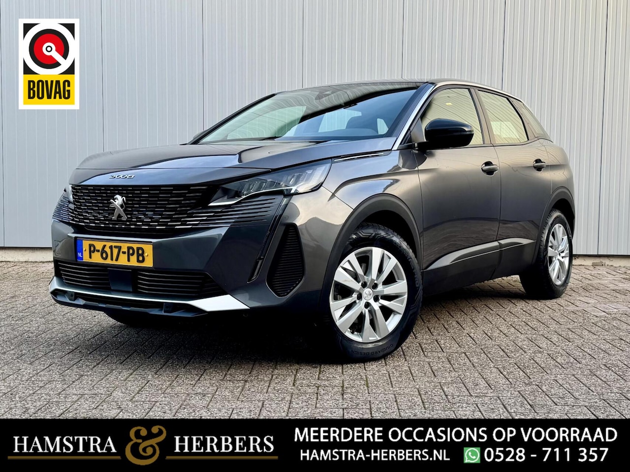 Peugeot 3008 - 1.2 PureTech Active Pack Business antraciet - AutoWereld.nl