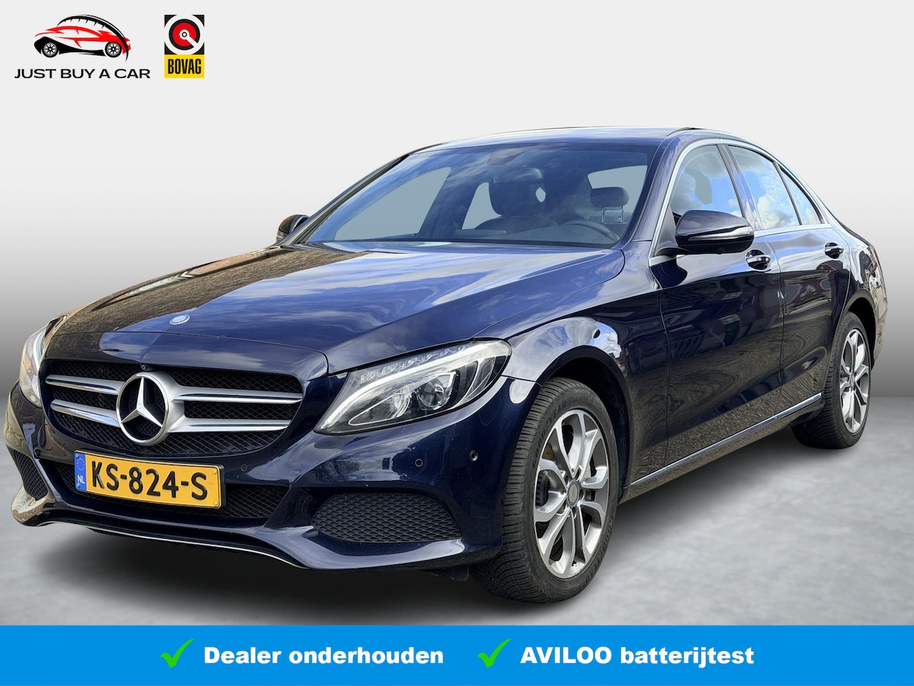 Mercedes-Benz C-klasse - C-klasse 350 e Avantgarde SoH 75,3% / Panoramadak / Stoelverwarming / 360 Camera / Half Le - AutoWereld.nl