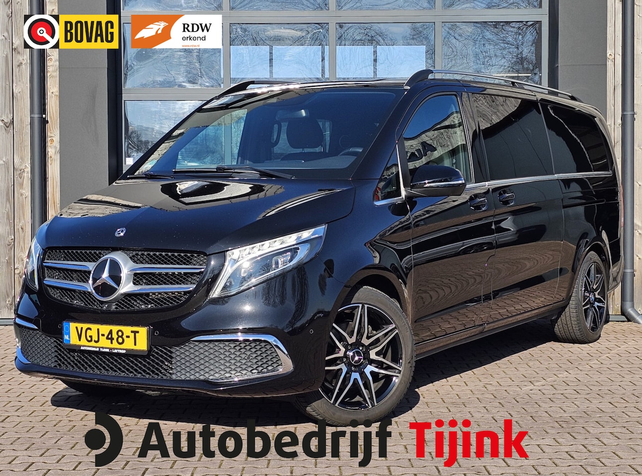 Mercedes-Benz V-klasse - 300d 4-MATIC Extra Lang DC Avantgarde | LED | ACC | Leder | Stoelverwarming | Burmester | - AutoWereld.nl