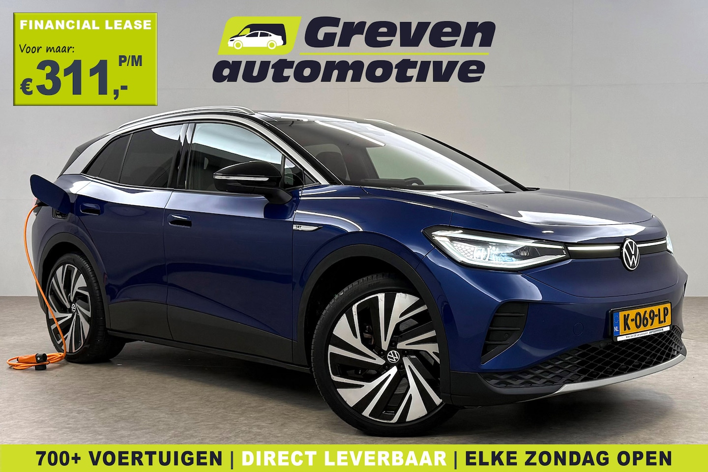 Volkswagen ID.4 - First Max 77 kWh | SOH 88% | Snelladen | Pano | HuD | Virtual | IQ Lights | 360° | Memory - AutoWereld.nl