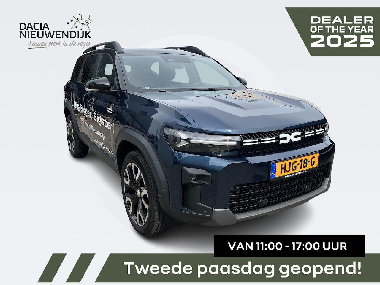Dacia Bigster - 1.8 Hybrid 155 Journey / Panoramadak / Pack Winter / Pack Assist / 19 inch Velgen / Demo - AutoWereld.nl