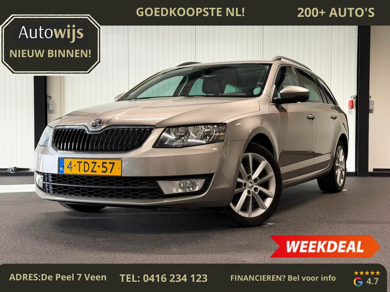 Skoda Octavia Combi - 1.2 TSI Greentech Ambition Businessline|TREKHAAK|LM-VELG|CRUISE|NAVI - AutoWereld.nl