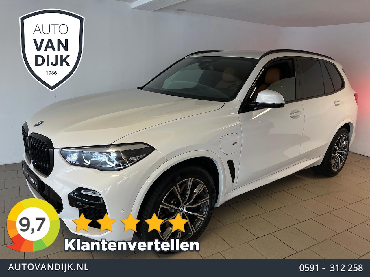BMW X5 - XDrive45e High Executive M PAKKET 394PK AIRCO NAVI CRUISE BT STOELVERW MEM LED LUCHTV 20IN - AutoWereld.nl