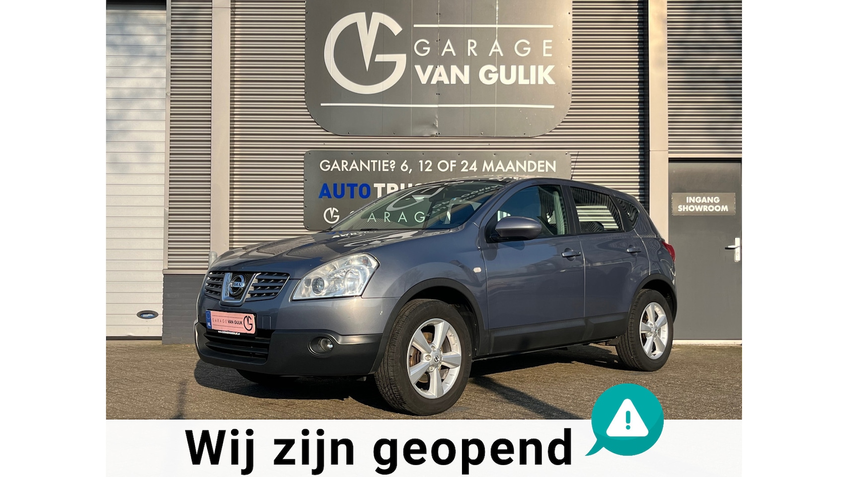 Nissan Qashqai - 1.6 Acenta 114PK Panodak,Clima,Cruise,Isofix,Bluetooth,Multi-Stuur,Parkeersensoren,ElektrR - AutoWereld.nl