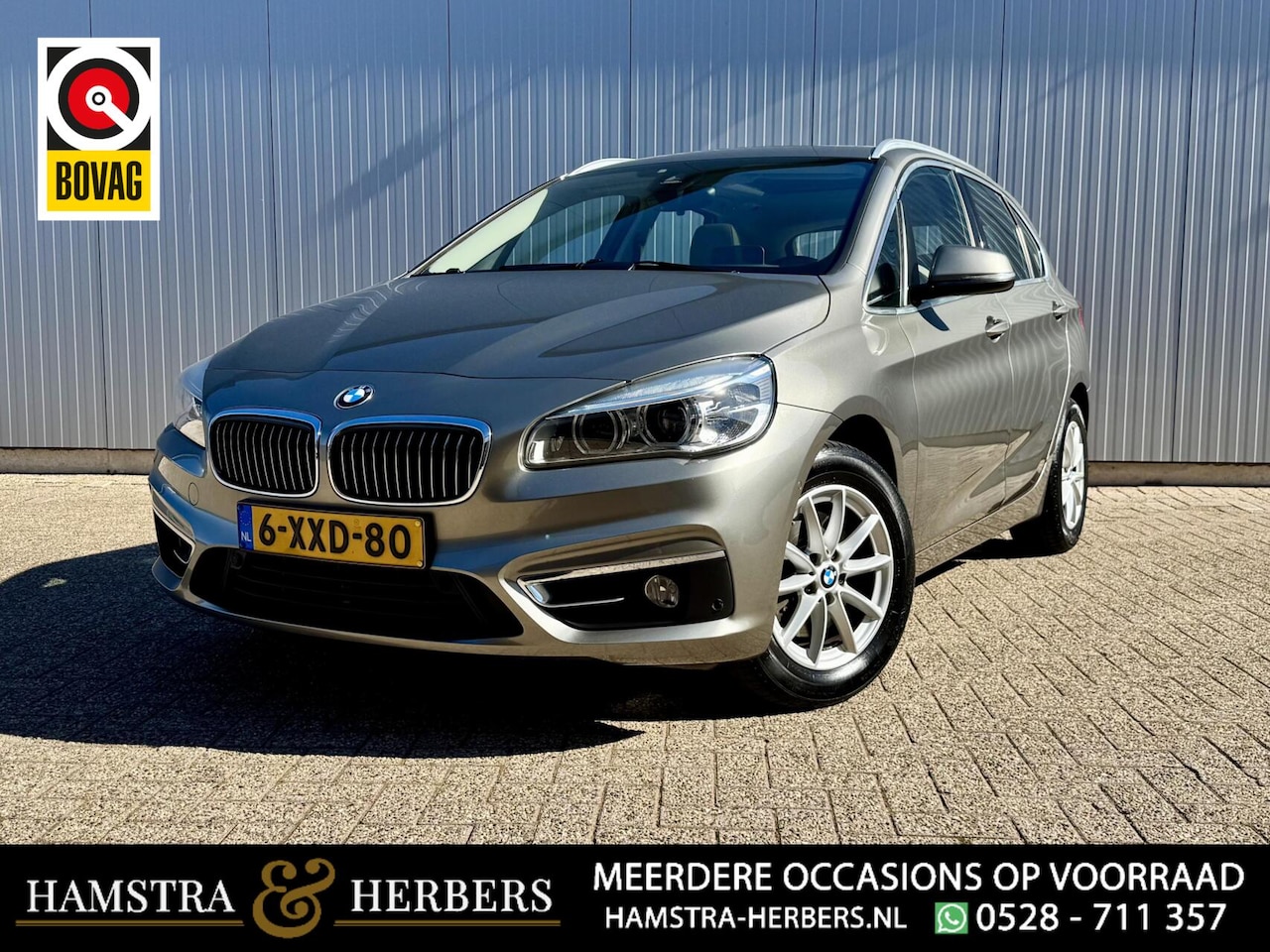 BMW 2-serie Active Tourer - 218i High Executive grijs - AutoWereld.nl