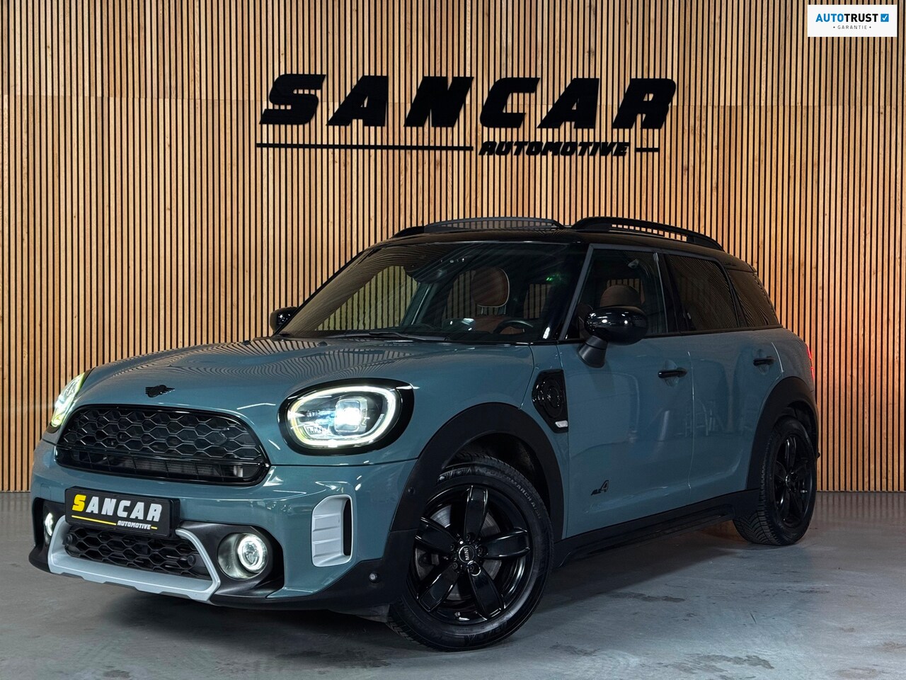 MINI Countryman - Mini 1.5 Cooper S E ALL4 NORTHWOOD SPECIAL EDITION|SAGE GREEN|PANO|HUD|CHESTER LEDER|e-ZET - AutoWereld.nl