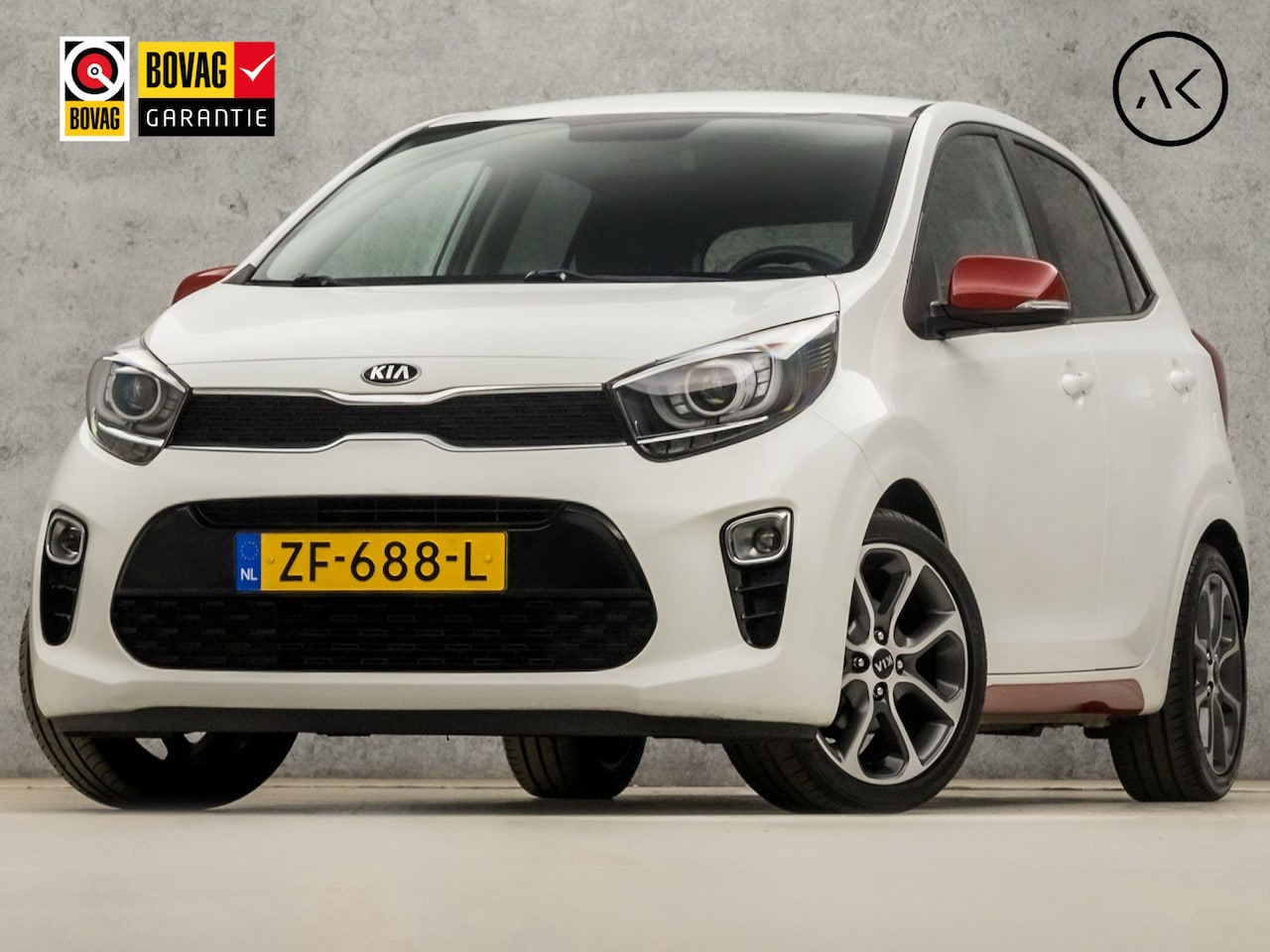 Kia Picanto - 1.0 CVVT Design Sport (APPLE CARPLAY, NAVIGATIE, CLIMATE, LEDER, GETINT GLAS, SPORTSTOELEN - AutoWereld.nl