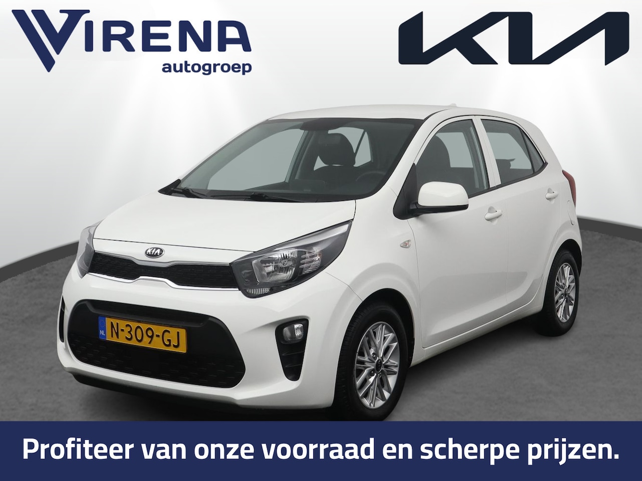 Kia Picanto - 1.0 DPi DynamicLine - Airco-DAB- Cruise control - Apple Carplay/Android Auto - Achteruitri - AutoWereld.nl