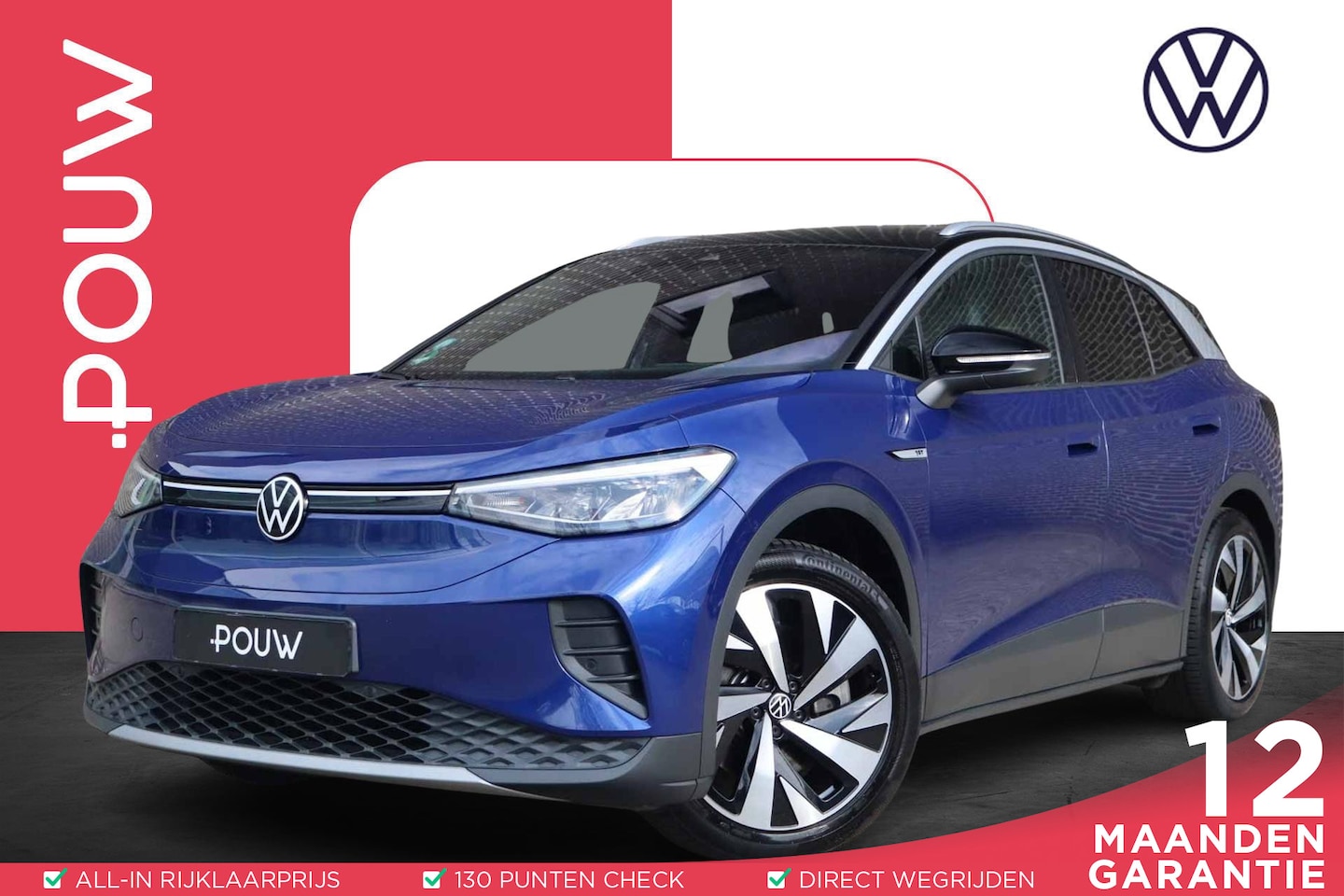 Volkswagen ID.4 - 204pk First 77 kWh | SoH 92% | Achteruitrijcamera | Navigatie | Stoelverwarming - AutoWereld.nl