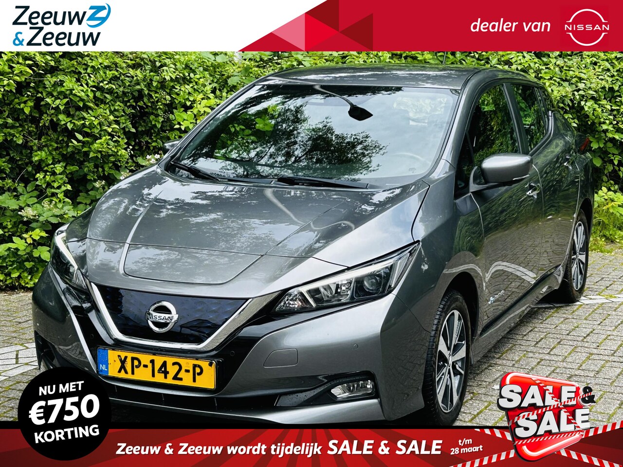 Nissan LEAF - N-Connecta 40 kWh | AUTOMAAT | ALL.SEASON BANDEN | KEYLESS | STOEL & STUUR VERWARMING | NA - AutoWereld.nl