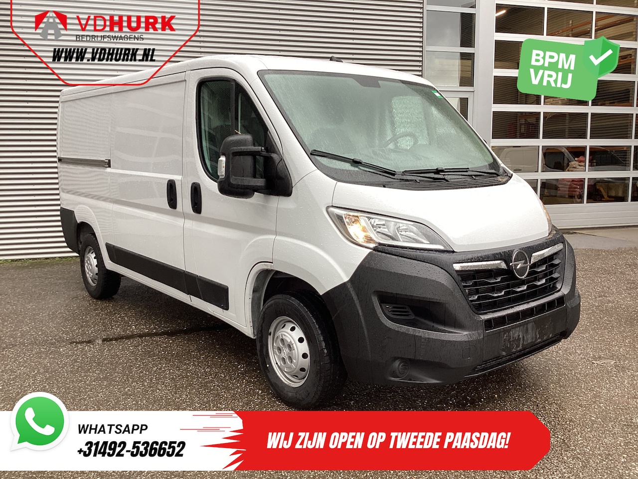 Opel Movano - 2.2 120 pk L2 Carplay/ 270Gr.Deuren/ Climate/ Navi/ Cruise/ Camera/ PDC/ DAB - AutoWereld.nl